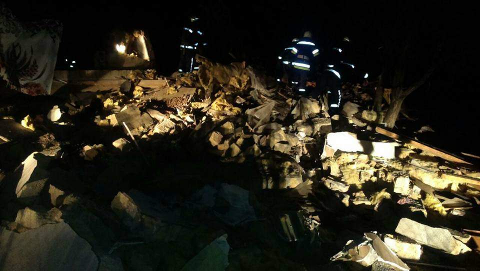 В Одесской области в результате взрыва газа от дома остались одни камни (Фото)