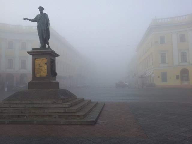 Таинственная туманная Одесса (Фото)