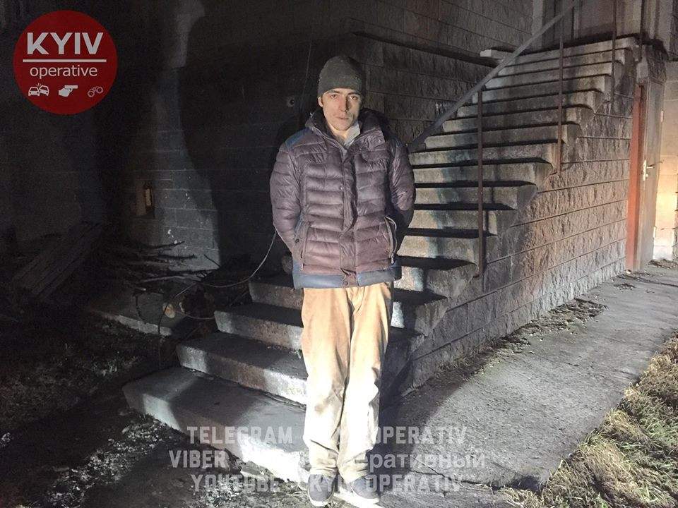 На Киевщине задержали горе-грабителя (Видео) 