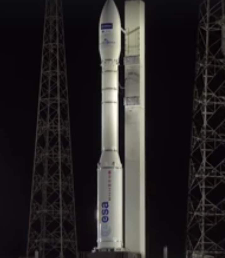 Из Гвианского космического центра состоялся успешный пуск ракеты класса Vega (видео)