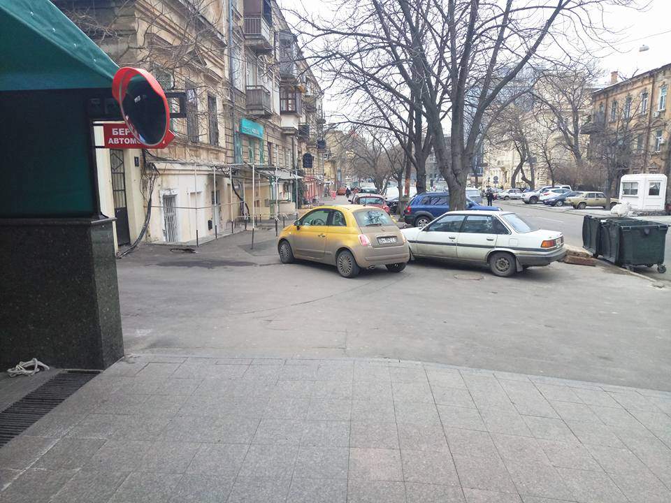 В Одессе обнаружена "богиня" парковки 