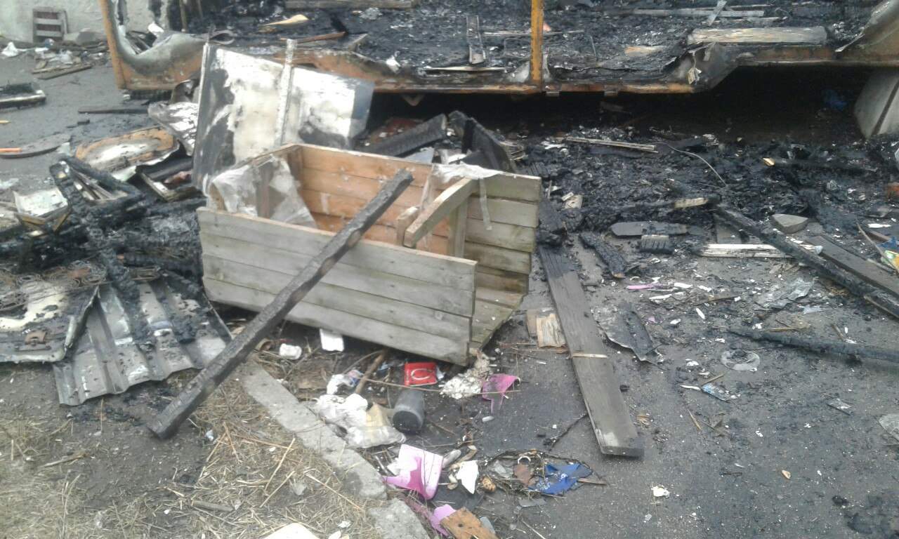 В Харькове произошёл двойной пожар (фото)