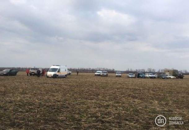В результате крушения вертолета под Краматорском погибло 5 человек (Фото)