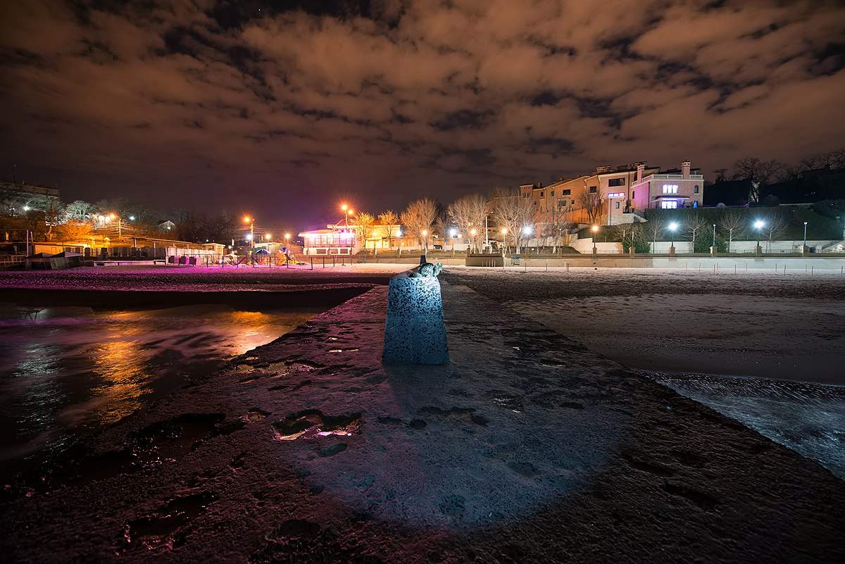Удивительные фотографии ночной набережной Одессы (Фото)