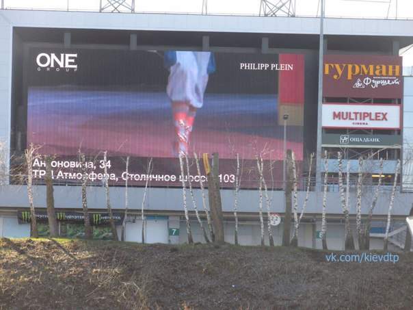 Реклама превыше всего: в Киеве ради билбордов вырубили деревья (фото)