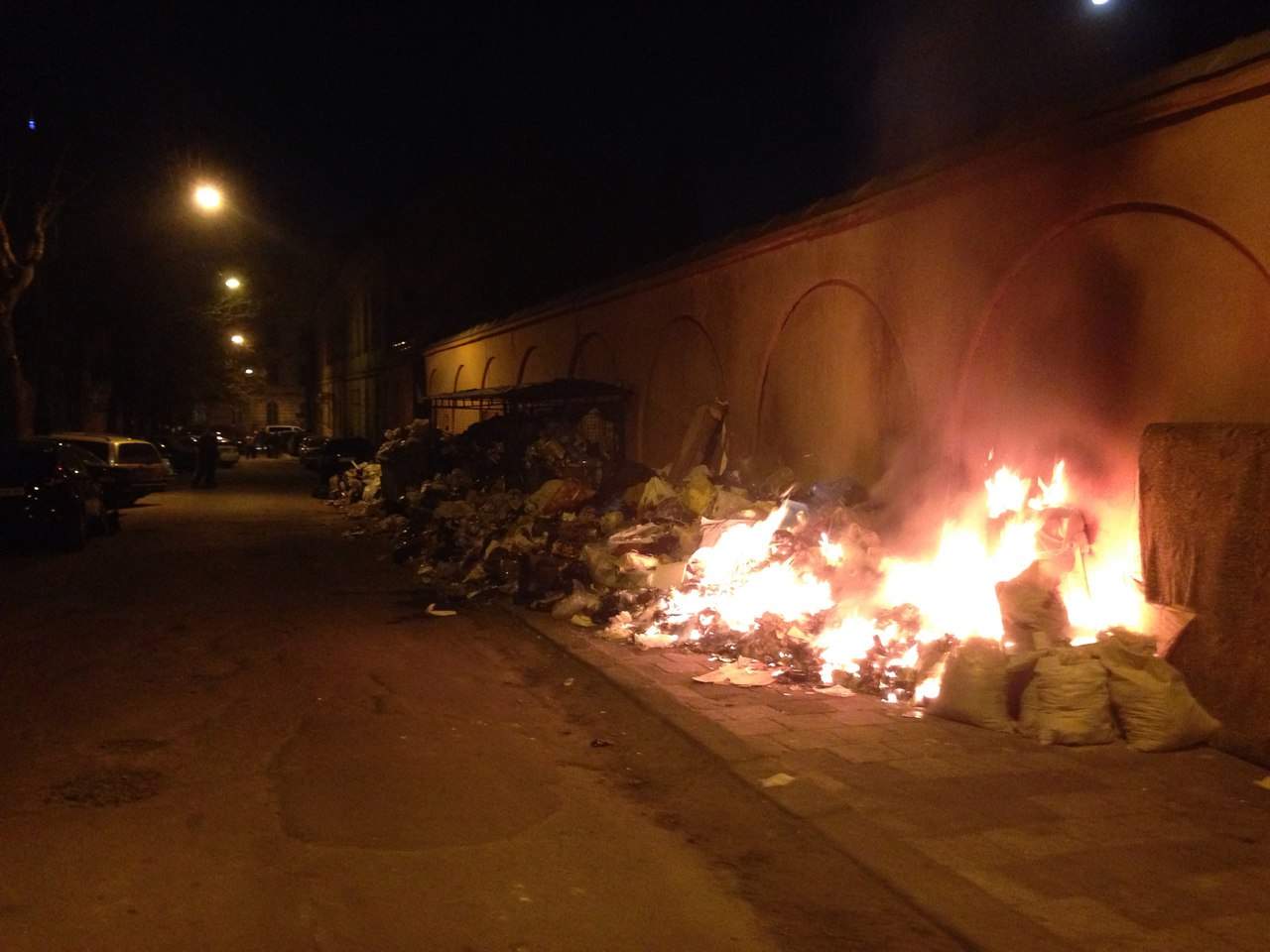 Во Львове неизвестные подожгли мусорную свалку (фото)