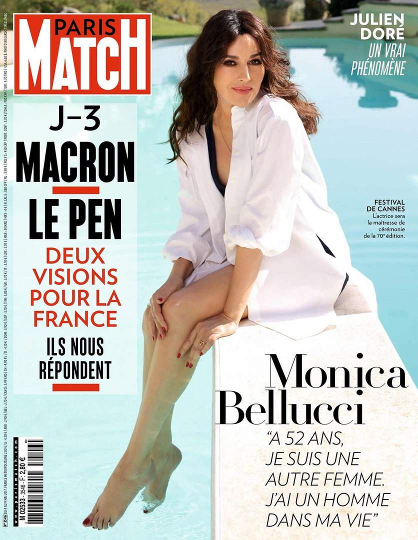 52-летняя Моника Белуччи позировала для глянца "Paris Match" (фото)