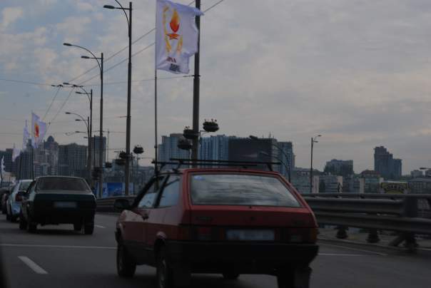 В Киеве прошел автопробег «Наш День Победы» 