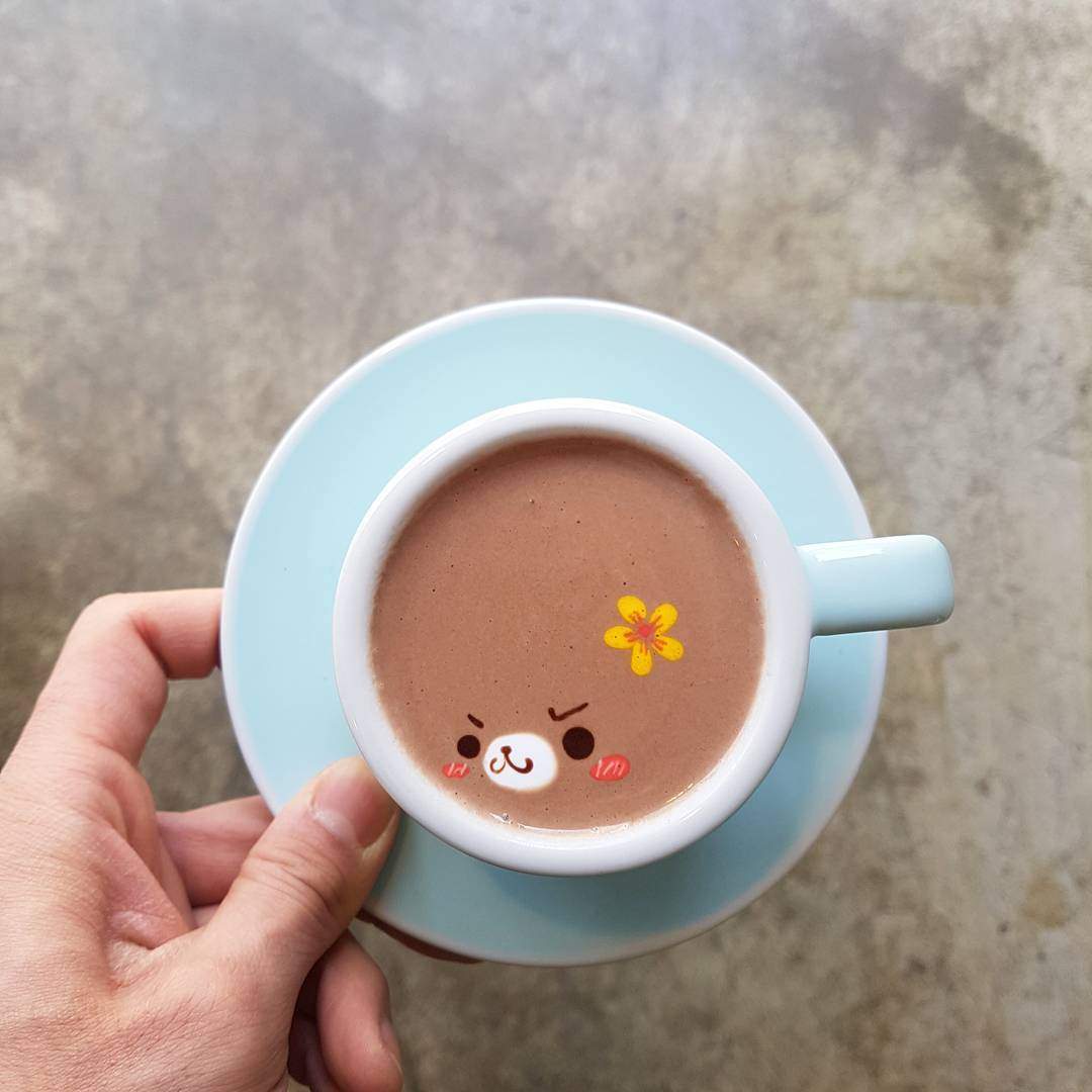Кофе как произведение искусства: талантливый 26-летний кореец делает невероятные рисунки на обычном напитке (фото)