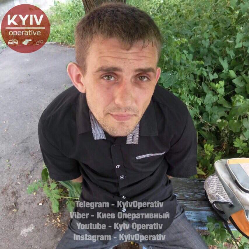 В Киеве арестовали экстравагантного карманника (фото)