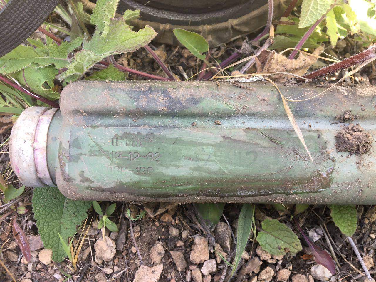 В зоне АТО был обнаруженл тайник с боеприпасами российского производства (фото)