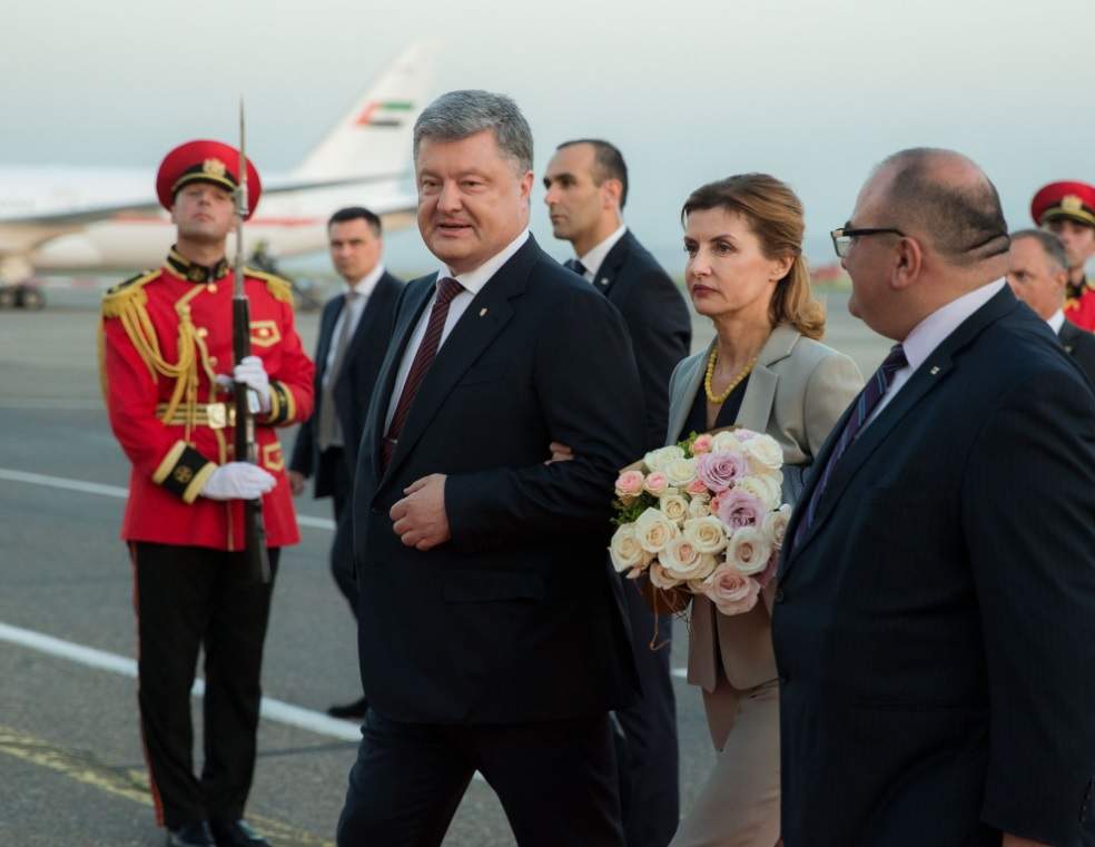 Президент Украины прибыл в Грузию с рабочим визитом (фото)