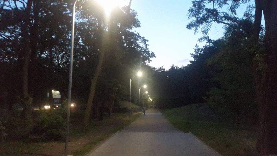 В Черкассах осветили парк за 1 миллион гривен (фото)