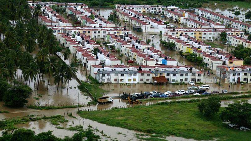 Вдоль побережья Мексики в Карибском море ожидается наводнение