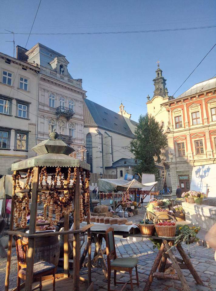 В центре исторического Львова начались съемки фильма (Видео)