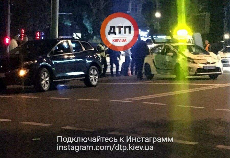 В столице авто патрульных попало в ДТП (Фото) 