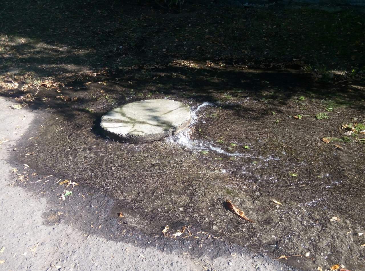 «Артезианская скважина»:  в Харькове  затопило проезжую часть (фото)