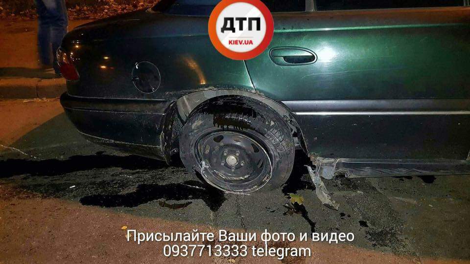 В Киеве на ремонтируемом участке дороги произошло серьезное ДТП (фото)