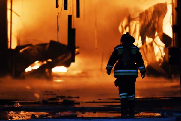 Шокирующие кадры масштабного пожара в Подмосковье (Фото) 