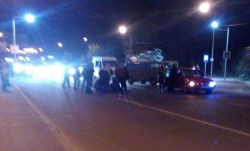 Во Львове легковой автомобиль сбил пешехода (фото)