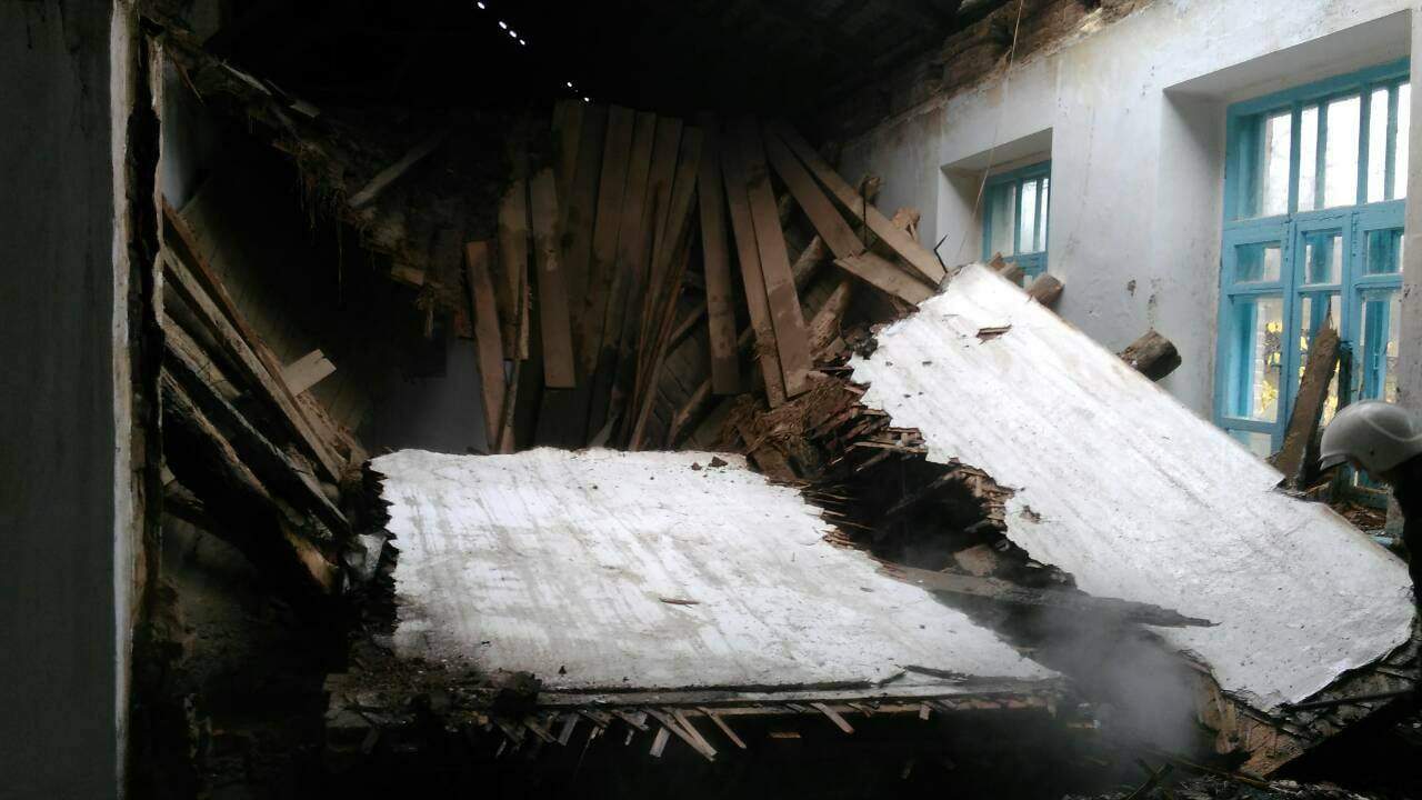 В Винницкой области горела школа (фото)