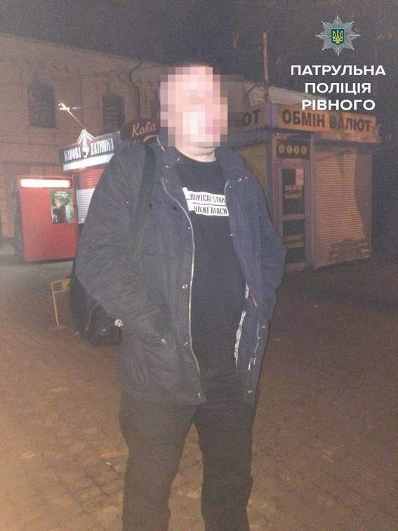 В Ровно пьяный водитель пытался выдать себя за пассажира (Фото)