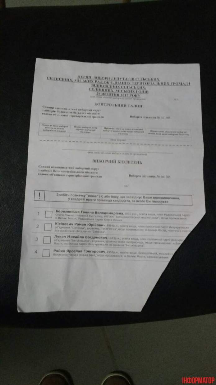 Из-за серьёзной конкуренции: На Львовщине БПП пытается сорвать выборы (Фото)