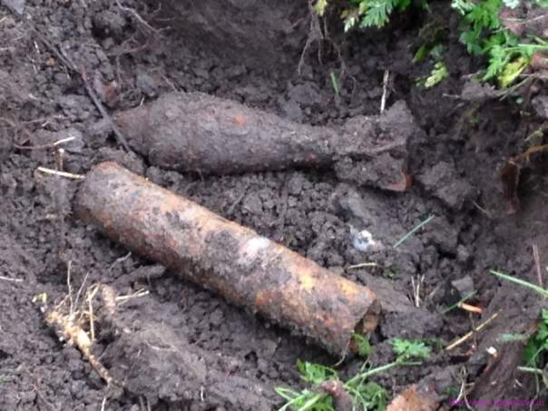 В столичном парке обнаружили снаряд Второй мировой войны