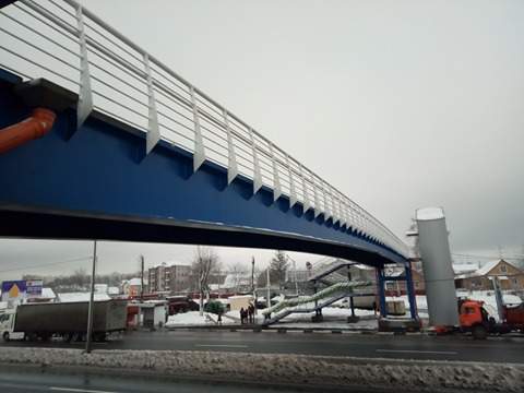 Лидер "Радикальной партии" торжественно открыл современный пешеходный мост (фото)