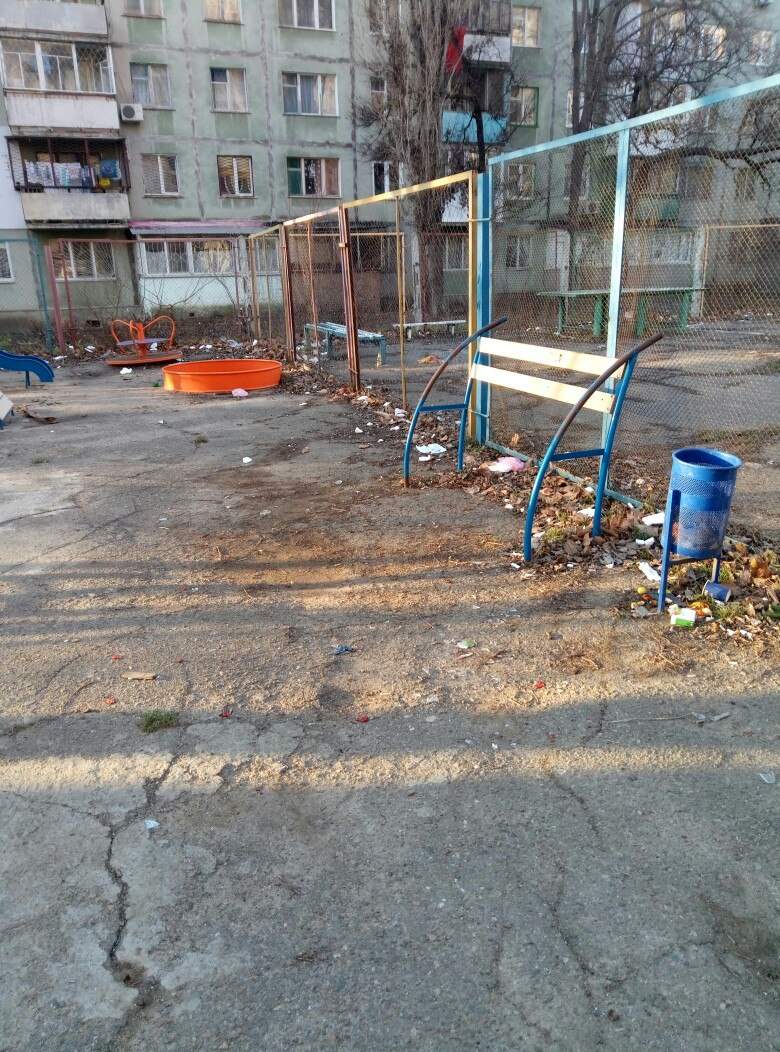 В Одессе детская площадка 