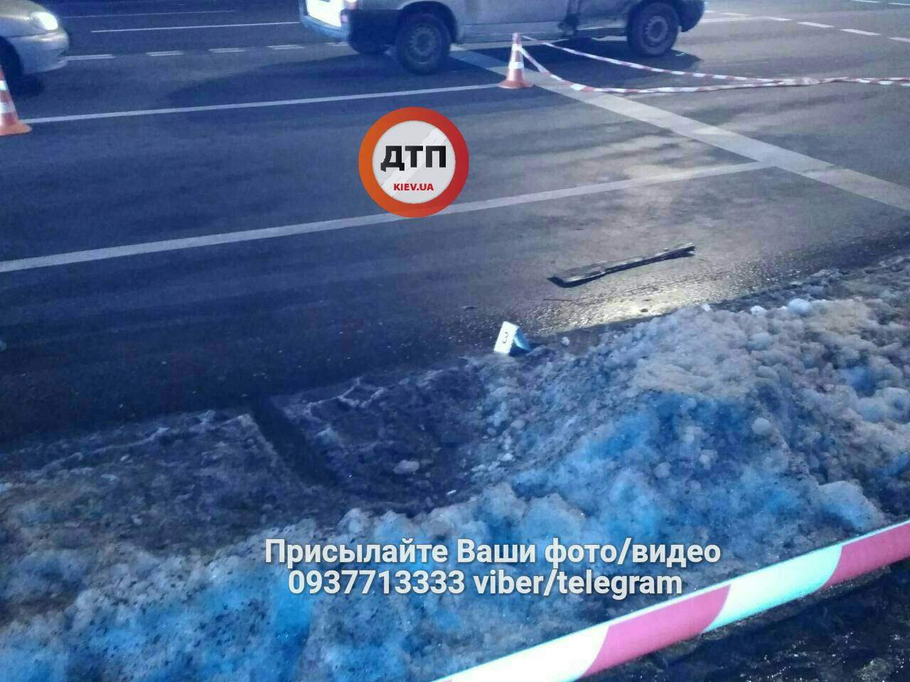 В Киеве водитель сбил насмерть пешехода (фото)