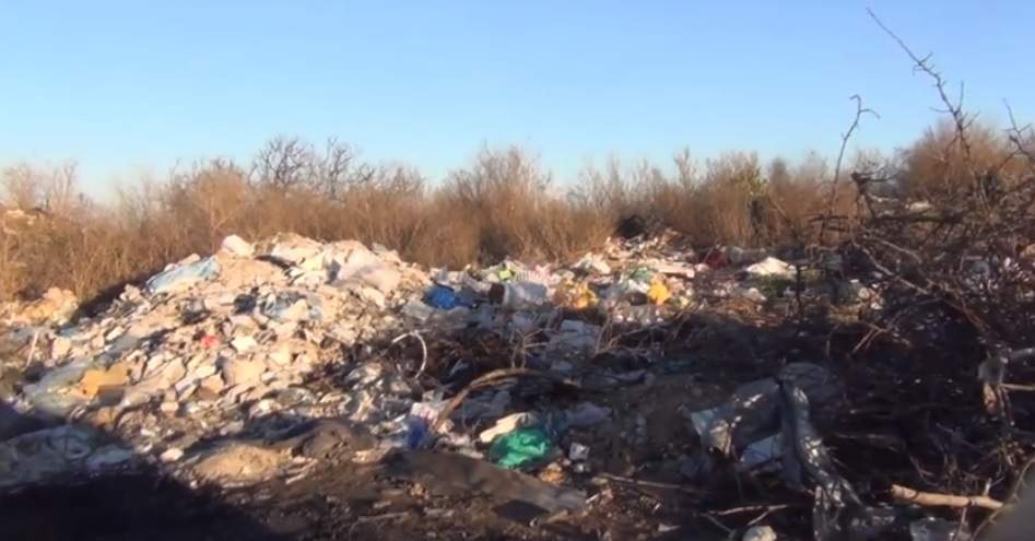 Берег лимана в Одессе превращается в мусорную свалку (Видео)