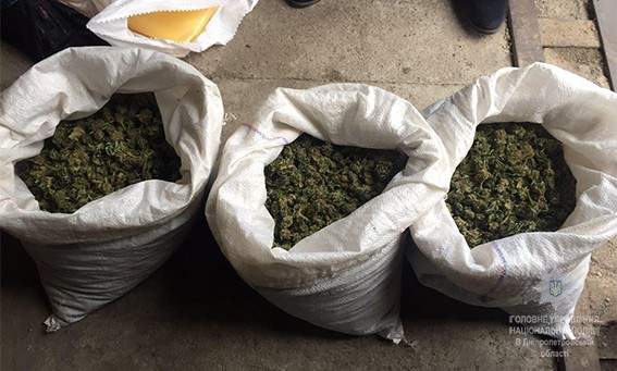 В Днепропетровской области в ходе обысков  полицейские изъяли наркотиков на сумму 3 миллиона гривен (Фото)