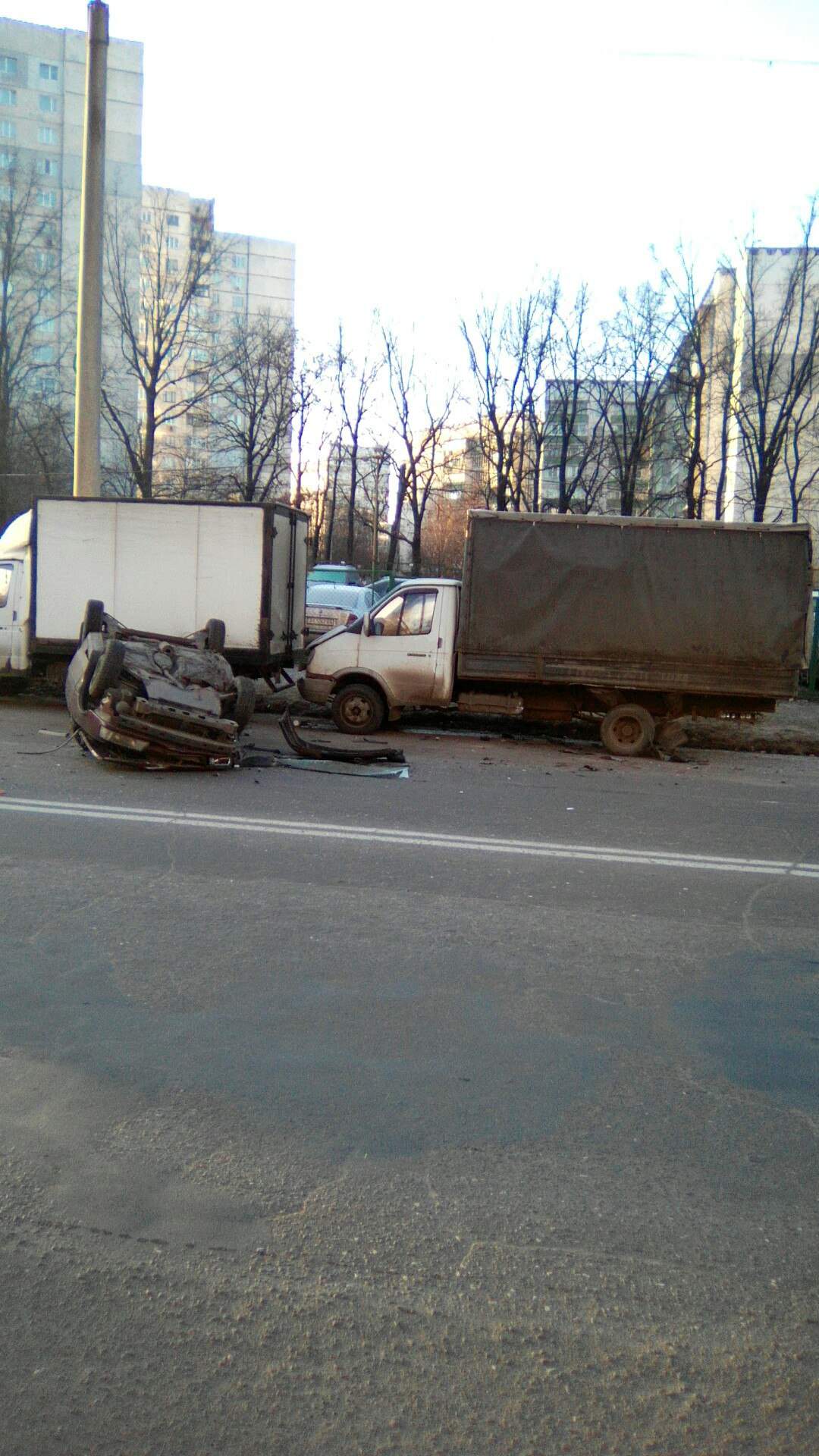 В Харькове произошло ДТП с опрокидыванием (фото)