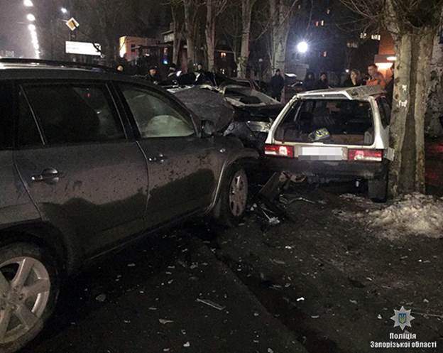 На Закарпатье произошло масштабное ДТП с участием 5-ти авто. Есть пострадавшие (Фото)