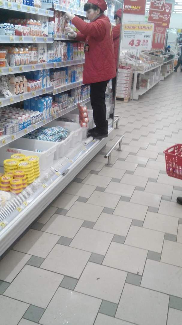 В Харькове в супермаркете 