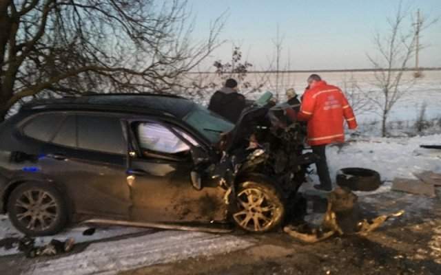 На Одесской трассе столкнулись  автомобили Citroen и BMW, погибло два человека 