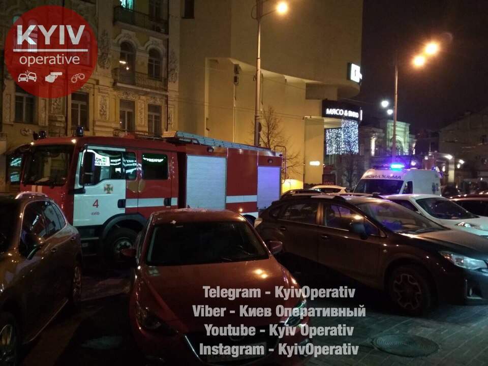 В центре Киева произошло короткое замыкание в электросети дома (фото)
