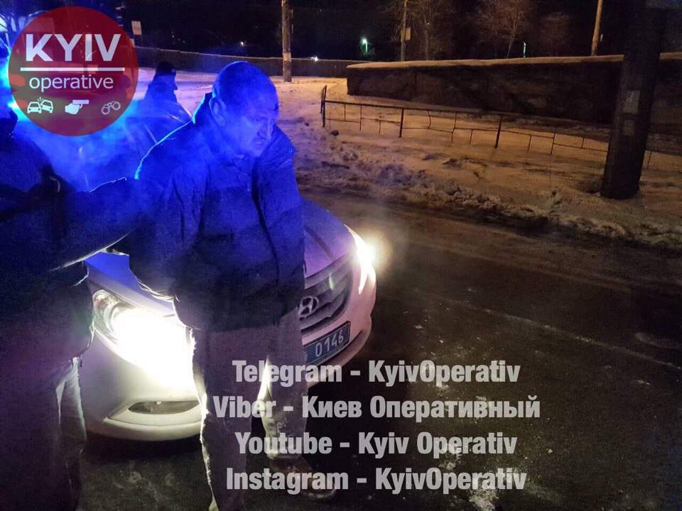 В Киеве водитель дважды за ночь 