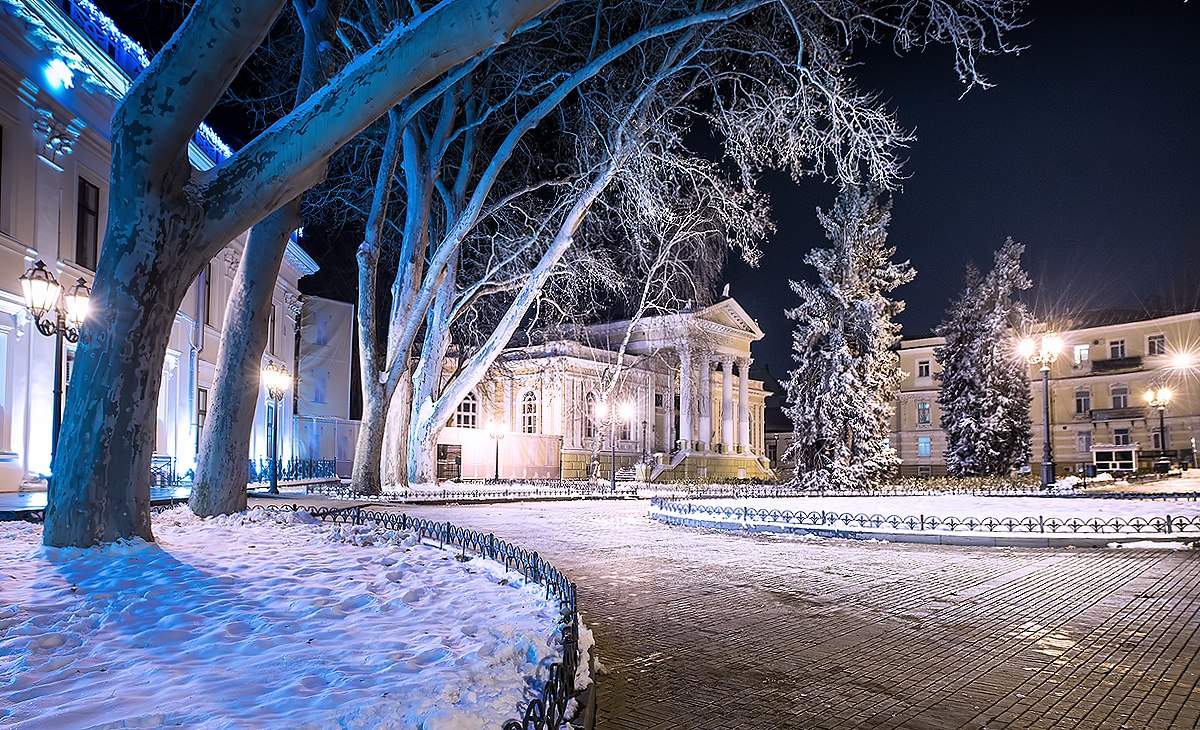 Невероятные красоты зимней Одессы завораживают (Фото)