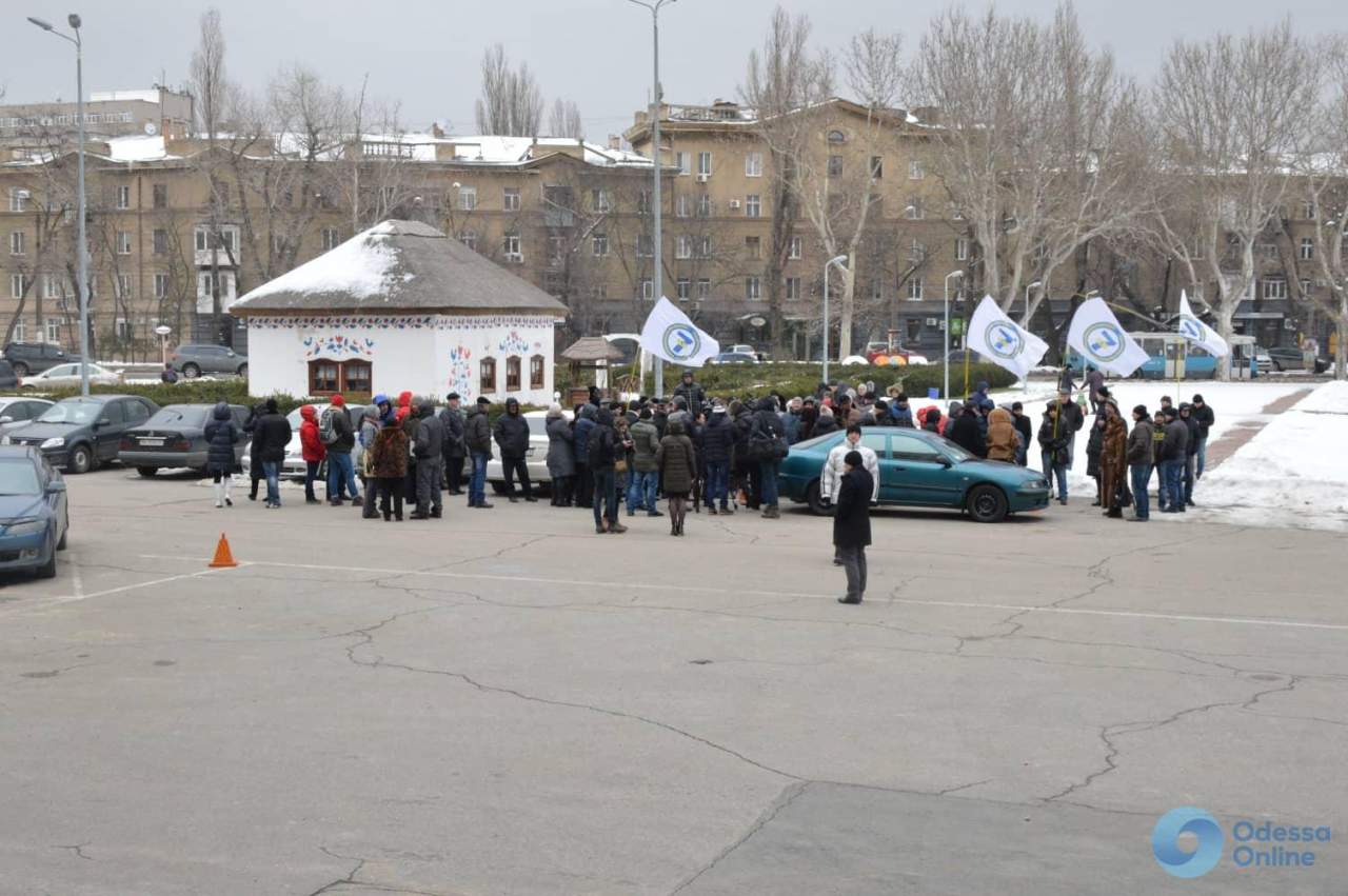 В Одессе предприниматели протестовали против повышения арендной платы на 