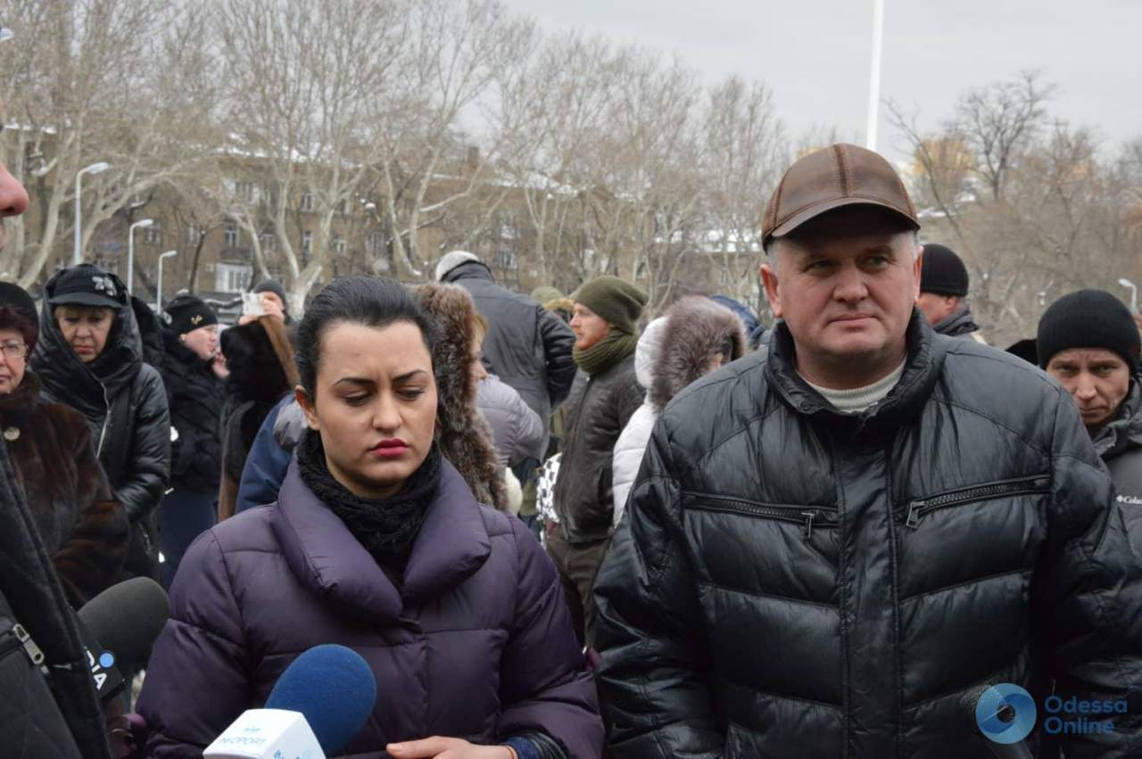 В Одессе предприниматели протестовали против повышения арендной платы на "7 километре" (фото)