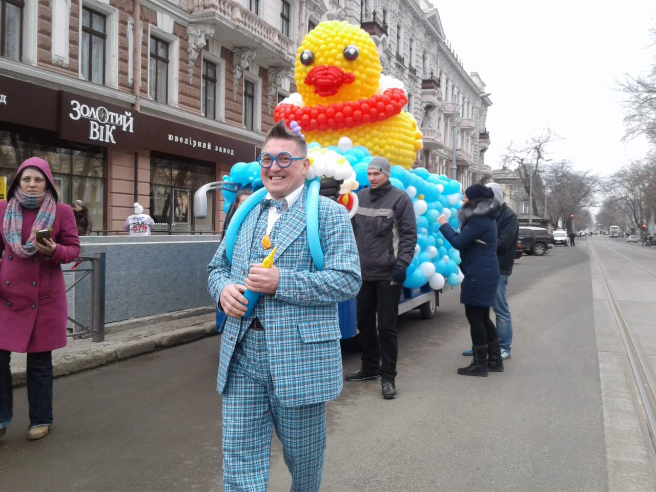 Одесситы с юмором встретили 1 апреля (фото)