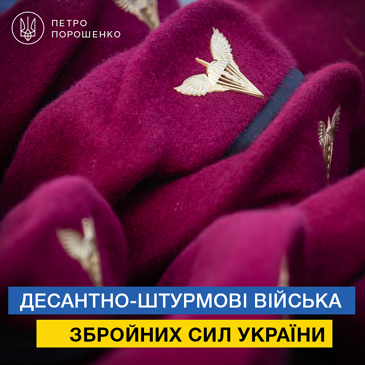 Десантные войска Украины сменили название и цвет беретов