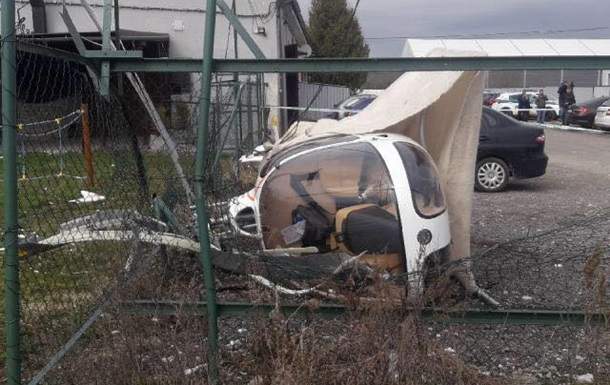 В Словакии разбился вертолет, два человека пострадали