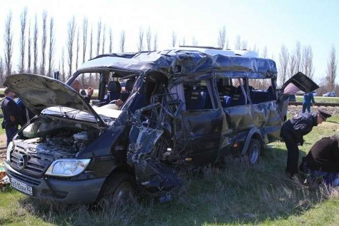 Двое украинцев серьезно пострадали в результате аварии с поездом в Крыму
