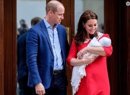 Известно имя новорожденного сына принца Уильяма и герцогини Кейт Миддлтон