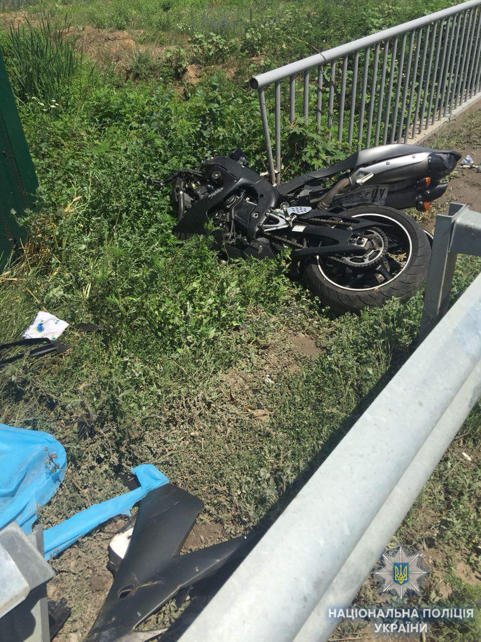 На Одесчине в результате столкновения с микроавтобусом погиб мотоциклист (фото)