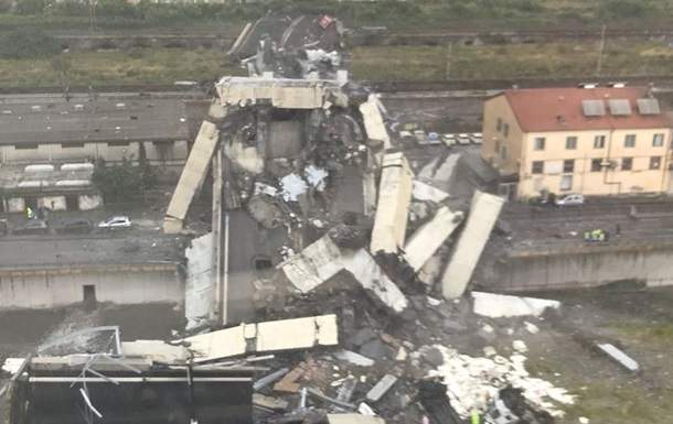 В Италии обрушился мост. Десятки погибших