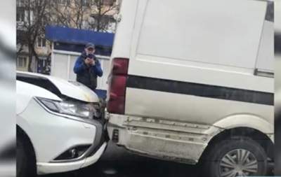 В Ужгороде патрульные устроили аварию